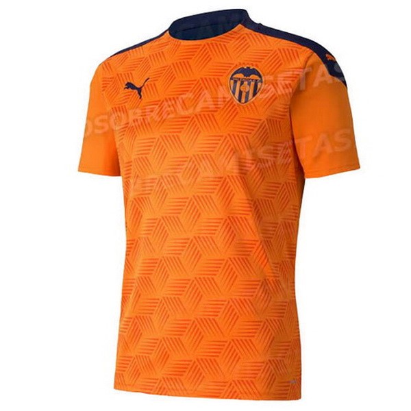 Tailandia Camiseta Valencia Segunda 2020-21 Naranja